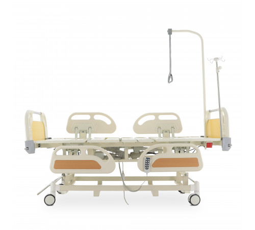 Кровать реанимационная электрическая (5 функций) (МЕ-4019Н-00) с выдвижным ложементом и растоматом CPR+аккумулятор с растоматом