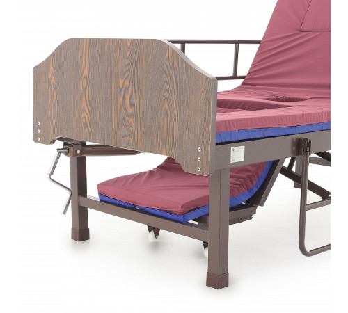 Кровать механическая с туалетным устройством и функцией «кардиокресло» Е-49 (MM-2120Н-10)