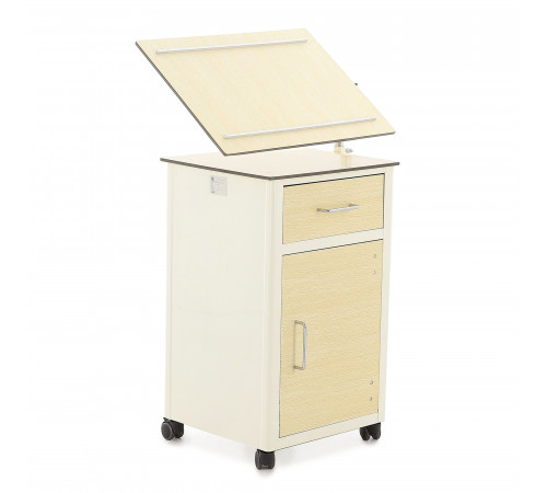 Тумба прикроватная с поворотной столешницей из HPL пластика ПТ-001