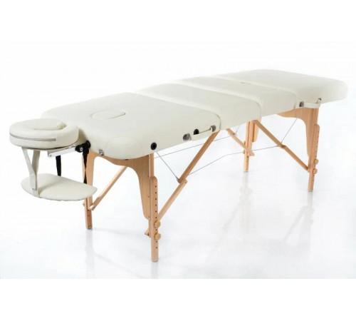 Массажный складной стол Premium 4 крем