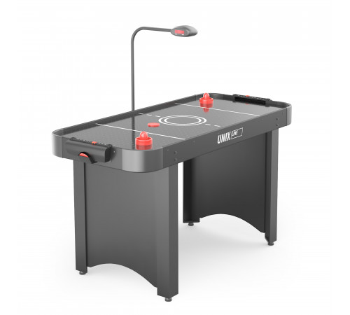 Игровой стол UNIX Line Аэрохоккей (142х64 cм) Black