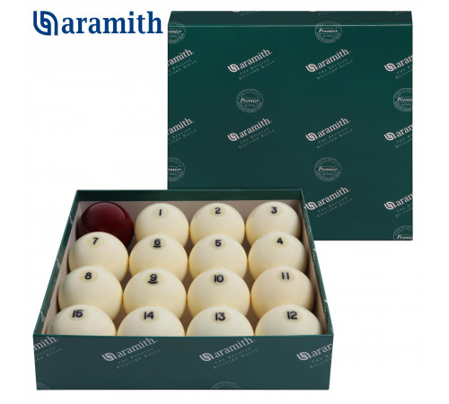 Шары Aramith Premier Pyramid Ø60,3 мм Красный биток