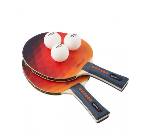 Набор для настольного тенниса Hobby Colour Burst, 2 ракетки, 3 мяча