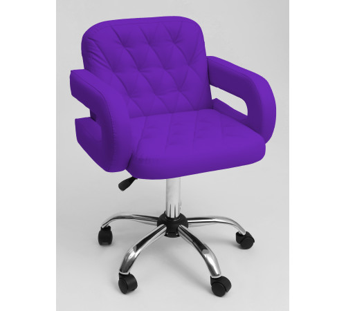 Кресло мастера Барбара, хром на колесах