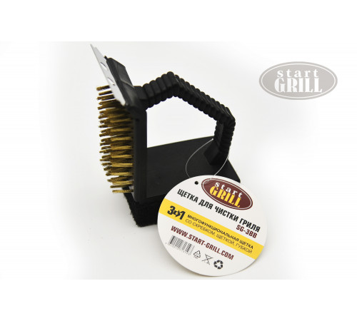 Щетка для чистки гриля 3 в 1