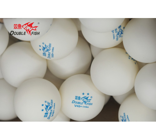 Мячи для н/т Double Fish 2* Volant (10 шт/упак.) р-р.40+