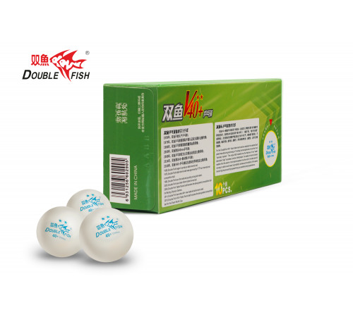 Мячи для н/т Double Fish 2* Volant (10 шт/упак.) р-р.40+