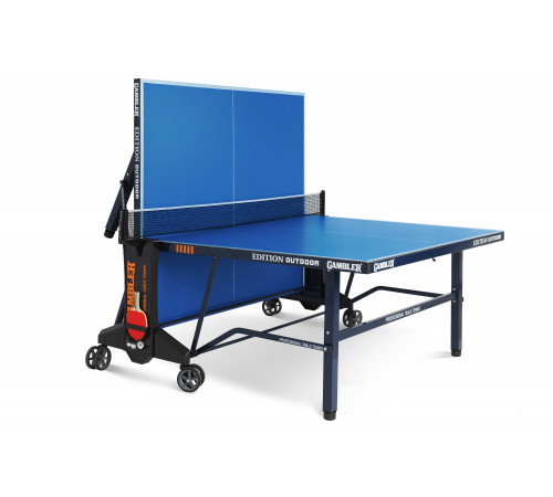 Всепогодный премиальный теннисный стол EDITION Outdoor blue с синей столешницей